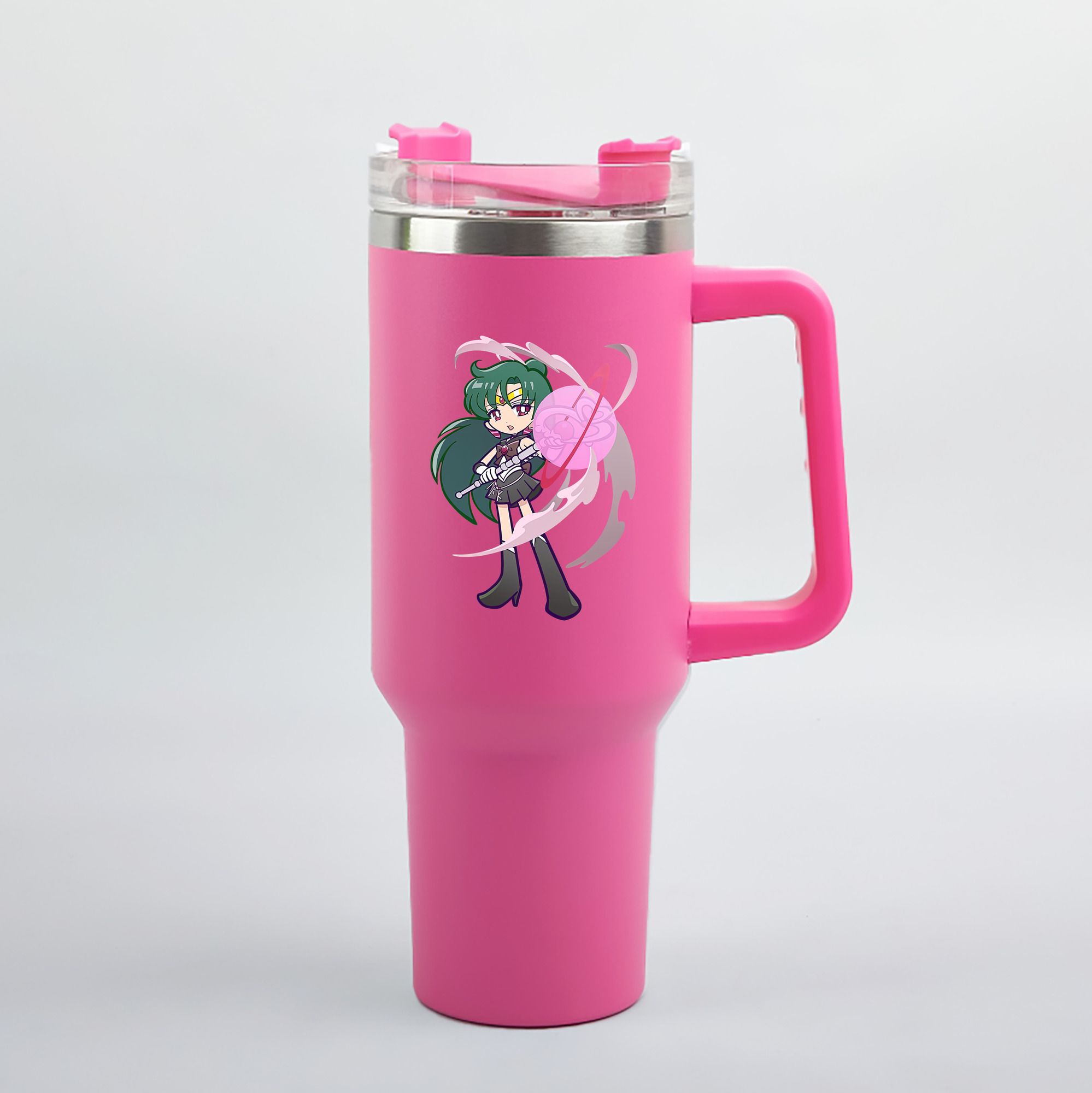 （画像用） 美少女戦士セーラームーン 冥王せつな Sailor Moon Meiou Setsuna 1200mL車用タンブラー（カラープリント）
